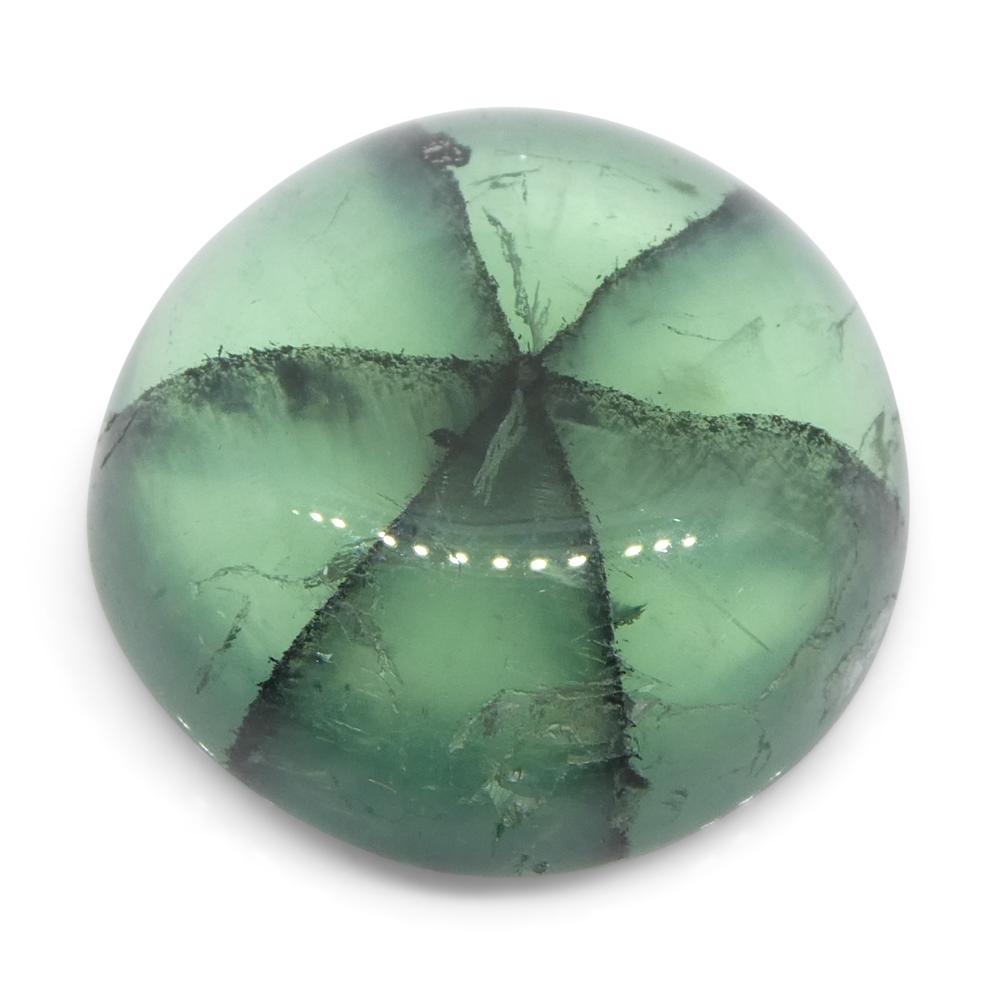 Dies ist ein atemberaubender GIA zertifizierter Trapiche Smaragd

Der GIA-Bericht lautet wie folgt:

GIA-Berichtsnummer: 2231410721
Die Form: Rund
Schliffart: Cabochon
Schnittart: Krone:
Schnittstil: Pavillon:
Durchsichtigkeit: