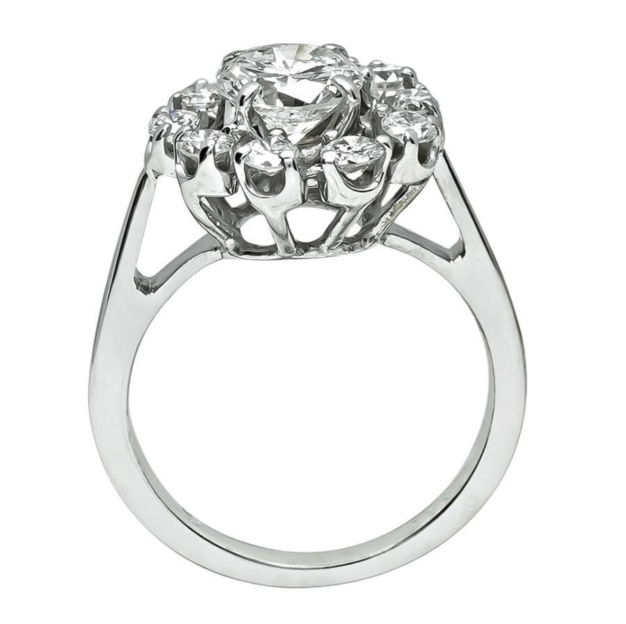 Anello d'oro con diamante centrale da 1,10 carati In condizioni buone in vendita a New York, NY