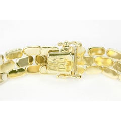 1.10ct Diamond Tennis Bracelet – 14k Yellow Gold Fancy Link Perfect Anniversary