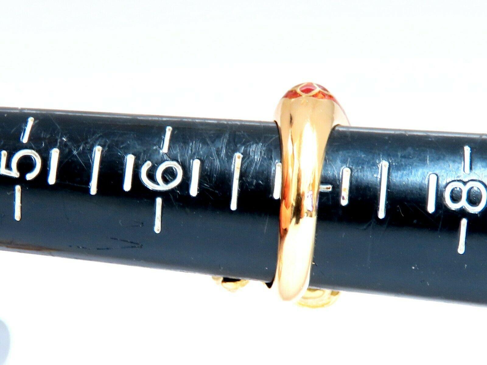 Anello a grappolo con diamanti marquise naturali da 1,10 carati 18 carati con accenti a baguette in vendita 2