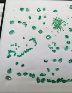 110CTW Colombian Emeralds loose unmounted lot