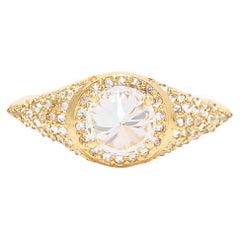 Anello con diamante canadese in oro da 1,11 carati