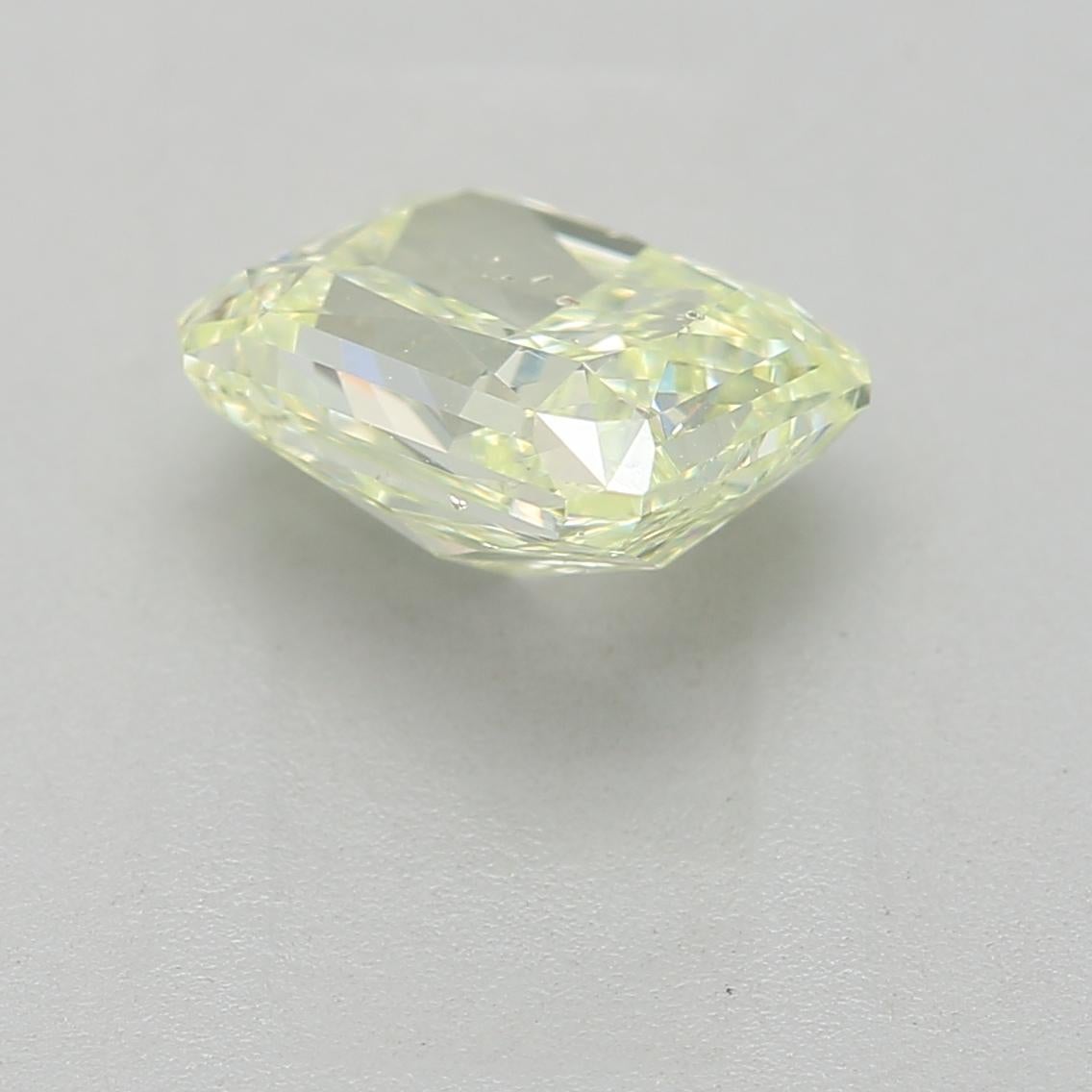 Radiant Cut 1.11-CARAT, FANCY YELLOW GREEN, Radiant, SI2-CLARITY, GIA , SKU-7550 For Sale