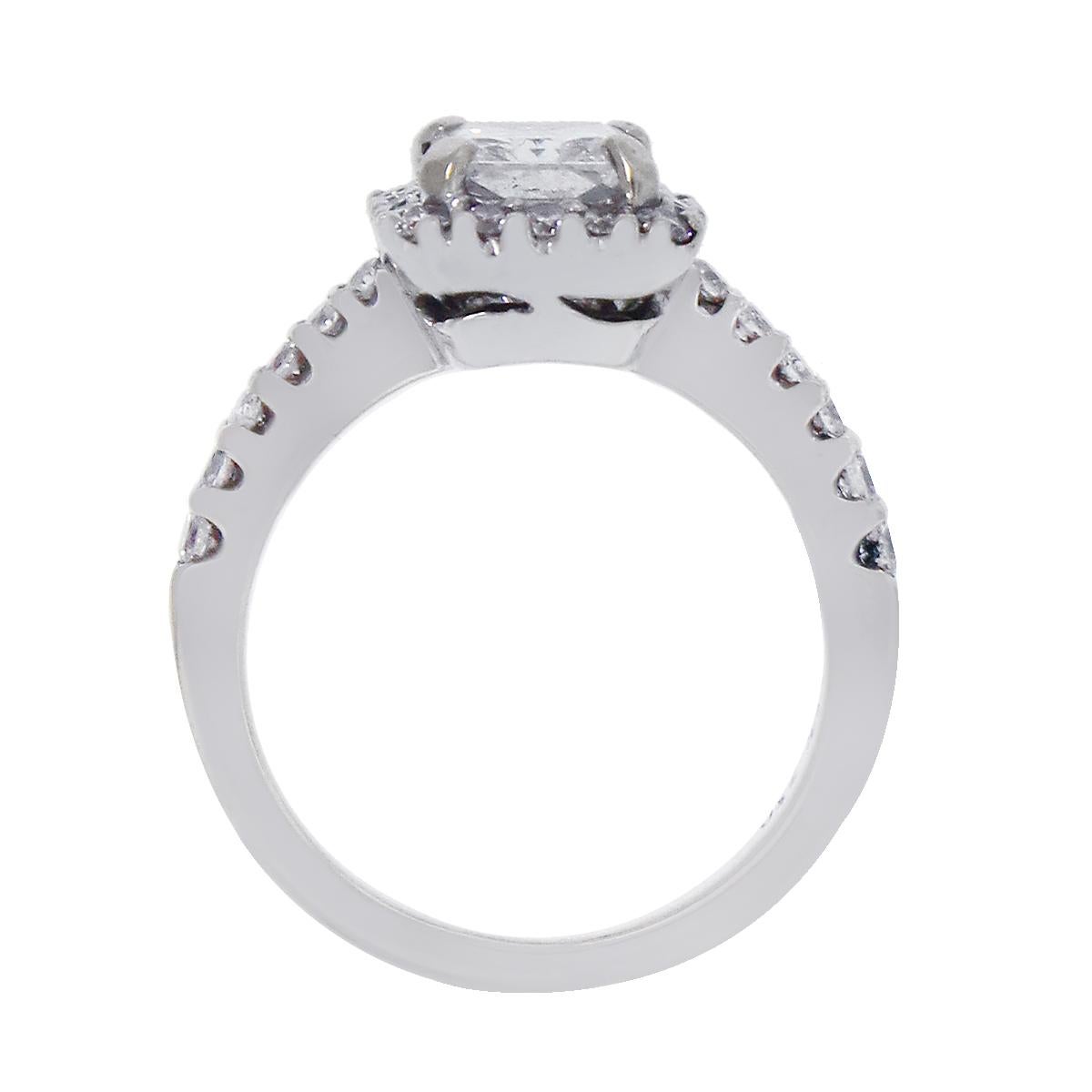 Radiant Cut 1.11 Carat GIA Certified Diamond Engagement Ring