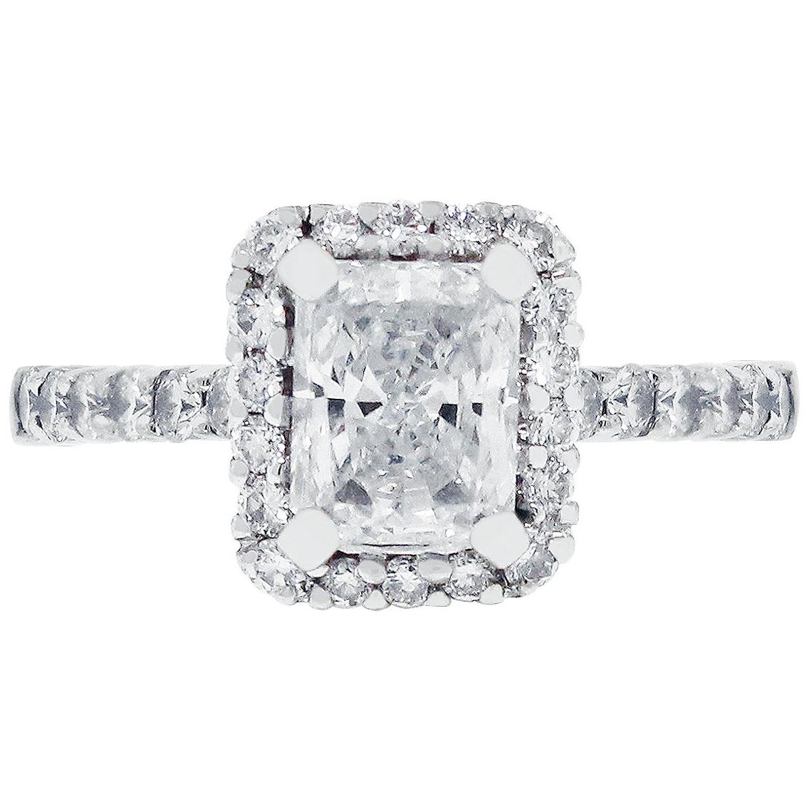 1.11 Carat GIA Certified Diamond Engagement Ring