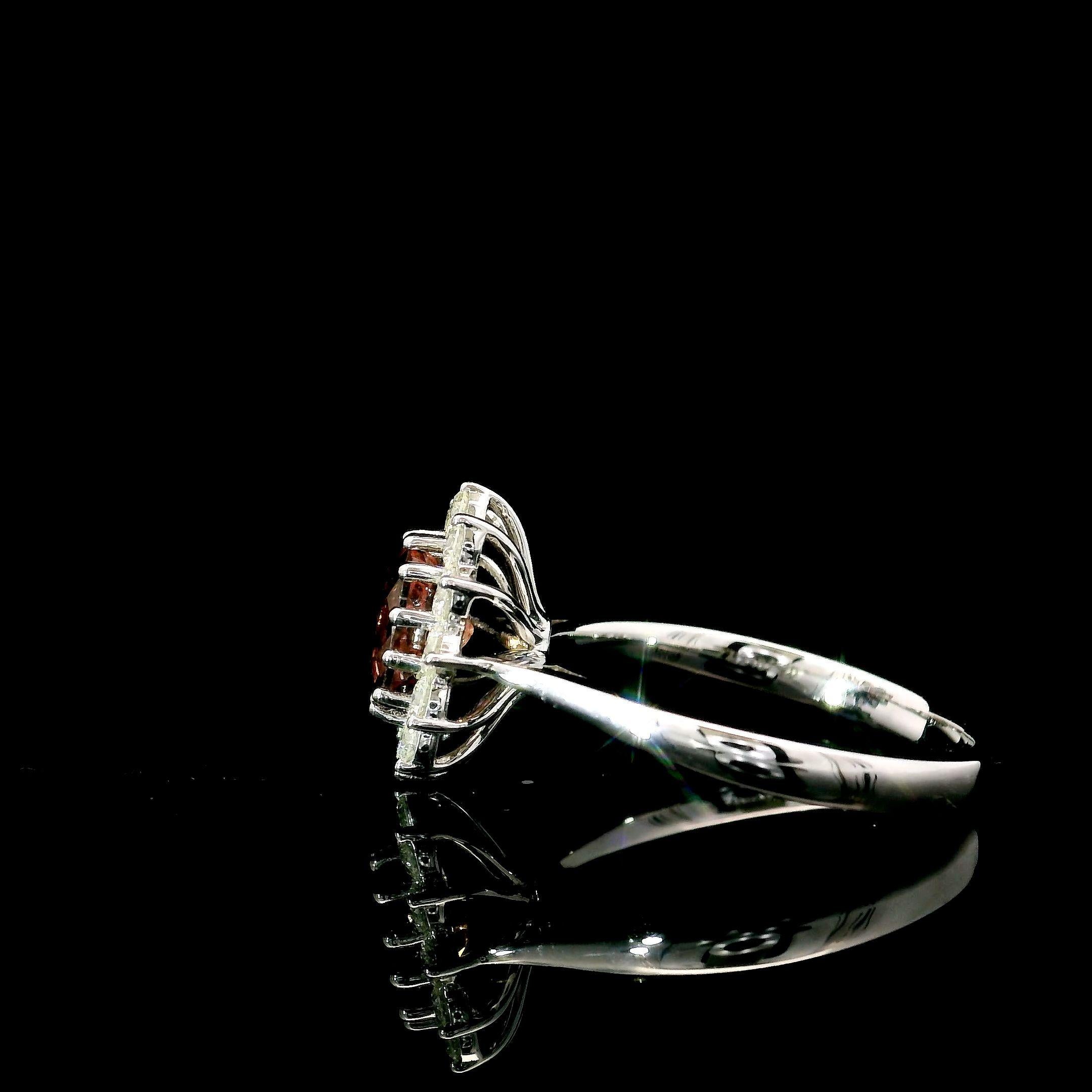 Anello con zaffiro e diamante da 1,11 carati in vendita 1