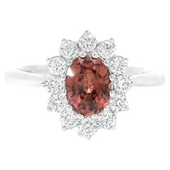 1.11 Carat Sapphire Diamond Ring