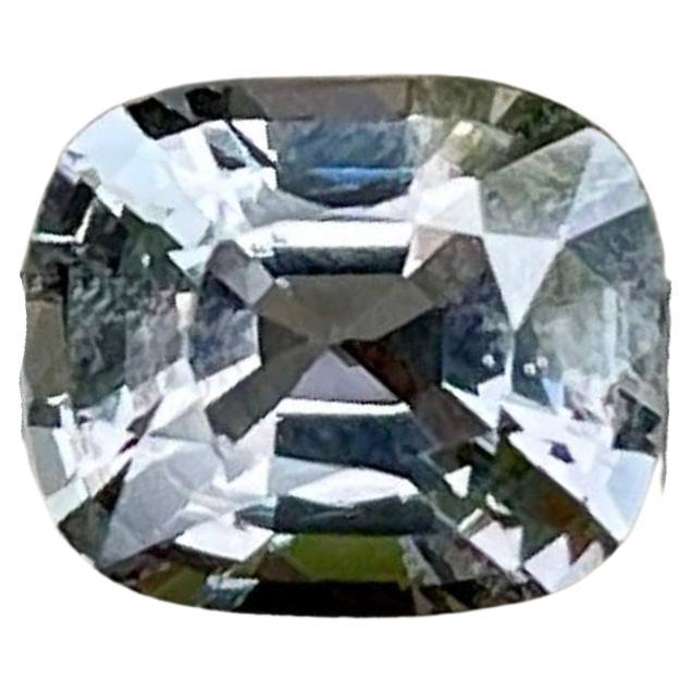 1.11 Carats Gray Loose Burmese Spinel Stone Cushion Cut Natural Gemstone