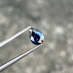 1.11 carats Teal Sapphire Stone Pear Cut Natural Gemstone from Madagascar