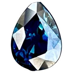 1.11 carats Teal Sapphire Stone Pear Cut Natural Gemstone from Madagascar
