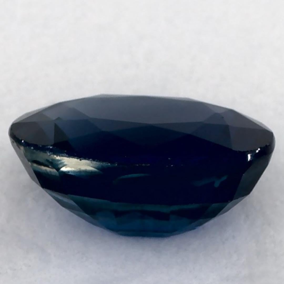 1.11 carati di zaffiro blu ovale sfuso In condizioni Nuovo in vendita a Fort Lee, NJ