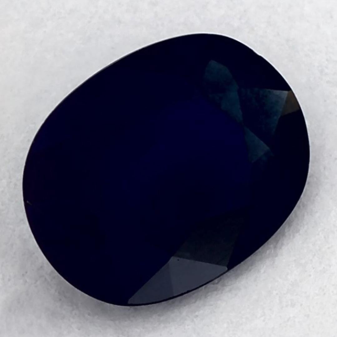 1.11 qt Zafiro Azul Oval Gema Suelta en Nuevo estado para la venta en Fort Lee, NJ