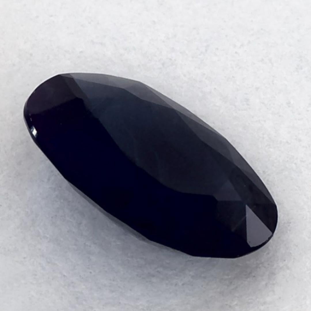 1.11 qt Zafiro Azul Oval Gema Suelta en venta 1