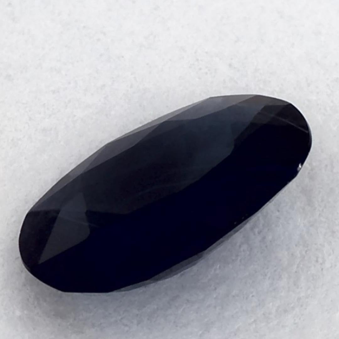 1.11 qt Zafiro Azul Oval Gema Suelta en venta 2