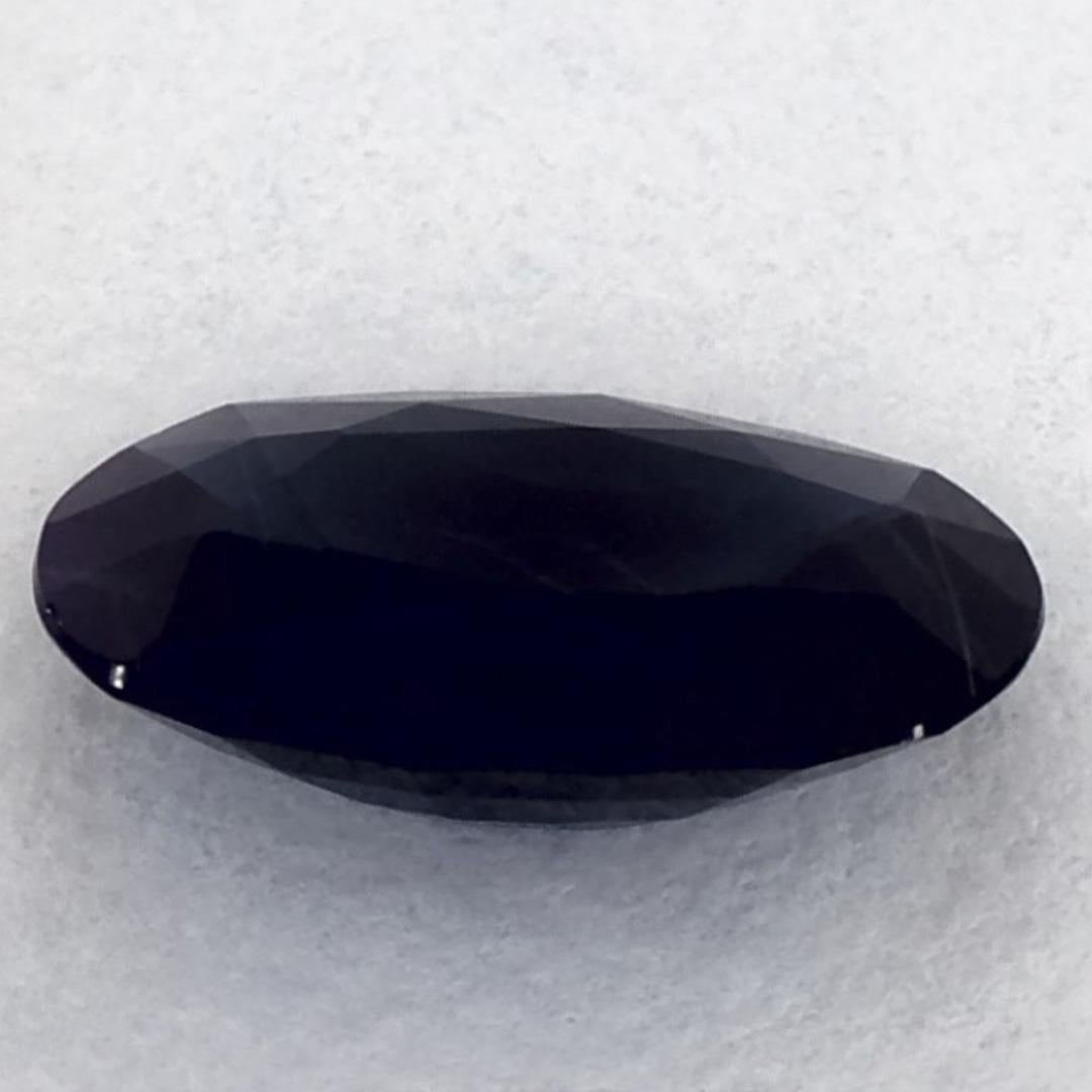 1.11 qt Zafiro Azul Oval Gema Suelta en venta 3