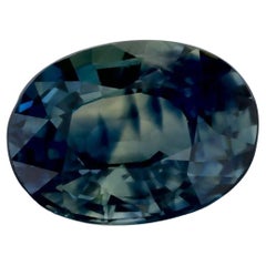 1.11 Ct Blue Sapphire Oval Loose Gemstone (Saphir bleu ovale en vrac)