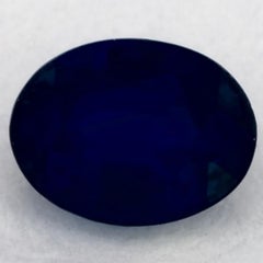 1.11 carati di zaffiro blu ovale sfuso