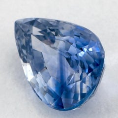 1.11 Ct Blue Sapphire Pear Loose Gemstone