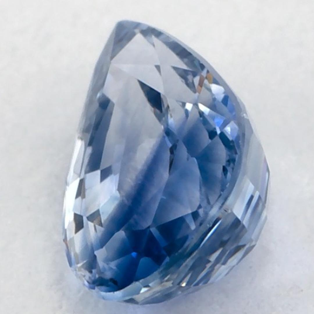 1.11 Karat Blauer Saphir Birne Loser Edelstein Damen im Angebot