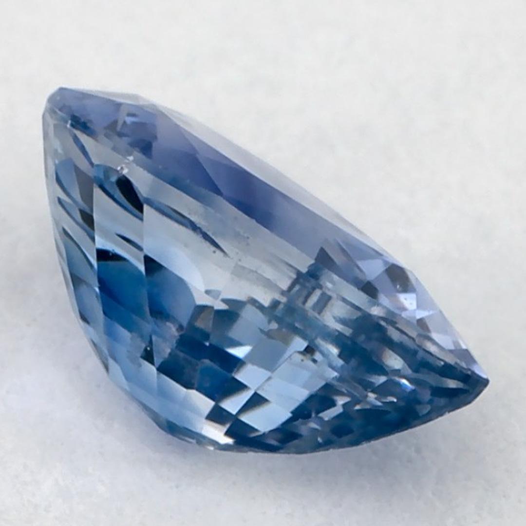 1.11 Karat Blauer Saphir Birne Loser Edelstein im Angebot 1