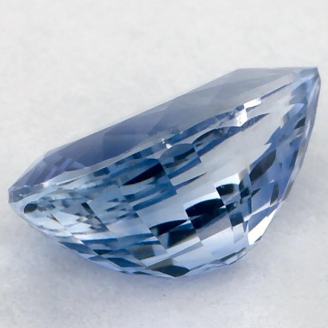 1.11 Karat Blauer Saphir Birne Loser Edelstein im Angebot 3