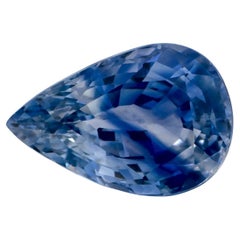 1.11 Ct Blue Sapphire Pear Loose Gemstone
