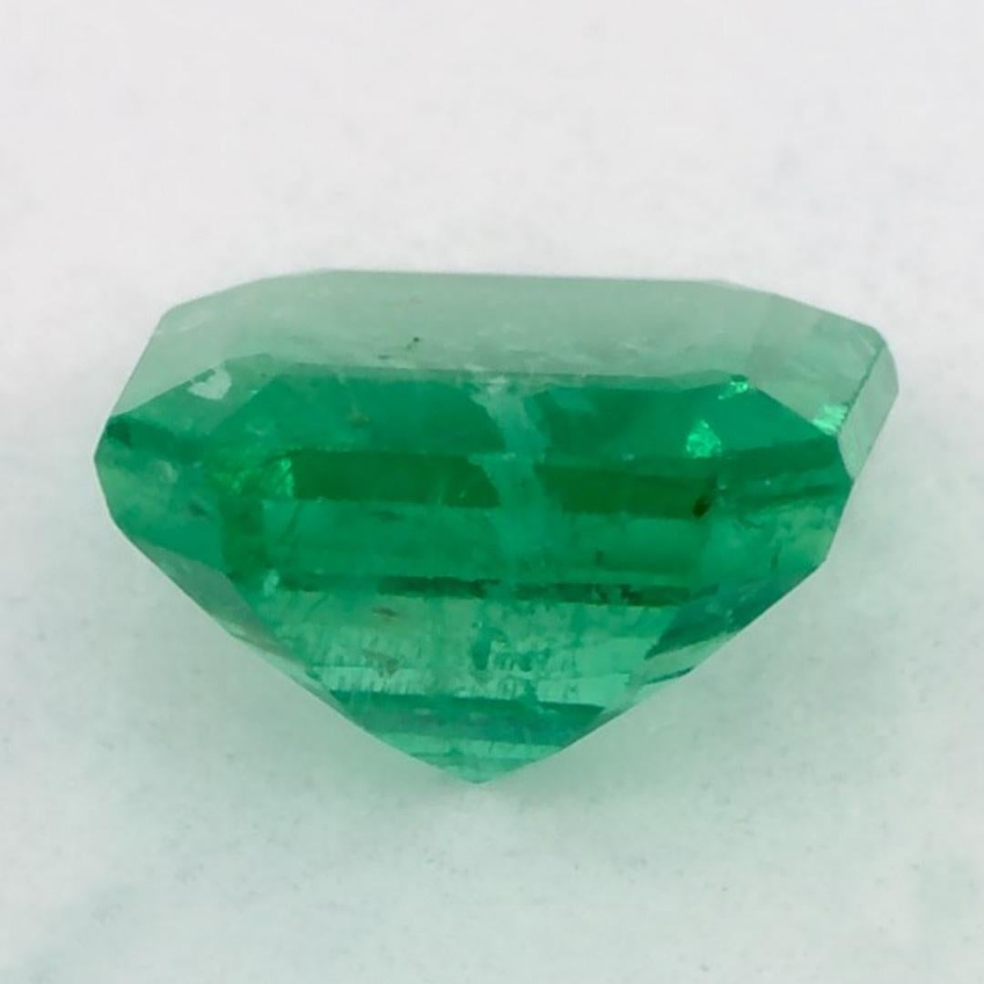 1,11 Karat Smaragd Asscher Lose Edelstein im Zustand „Neu“ im Angebot in Fort Lee, NJ