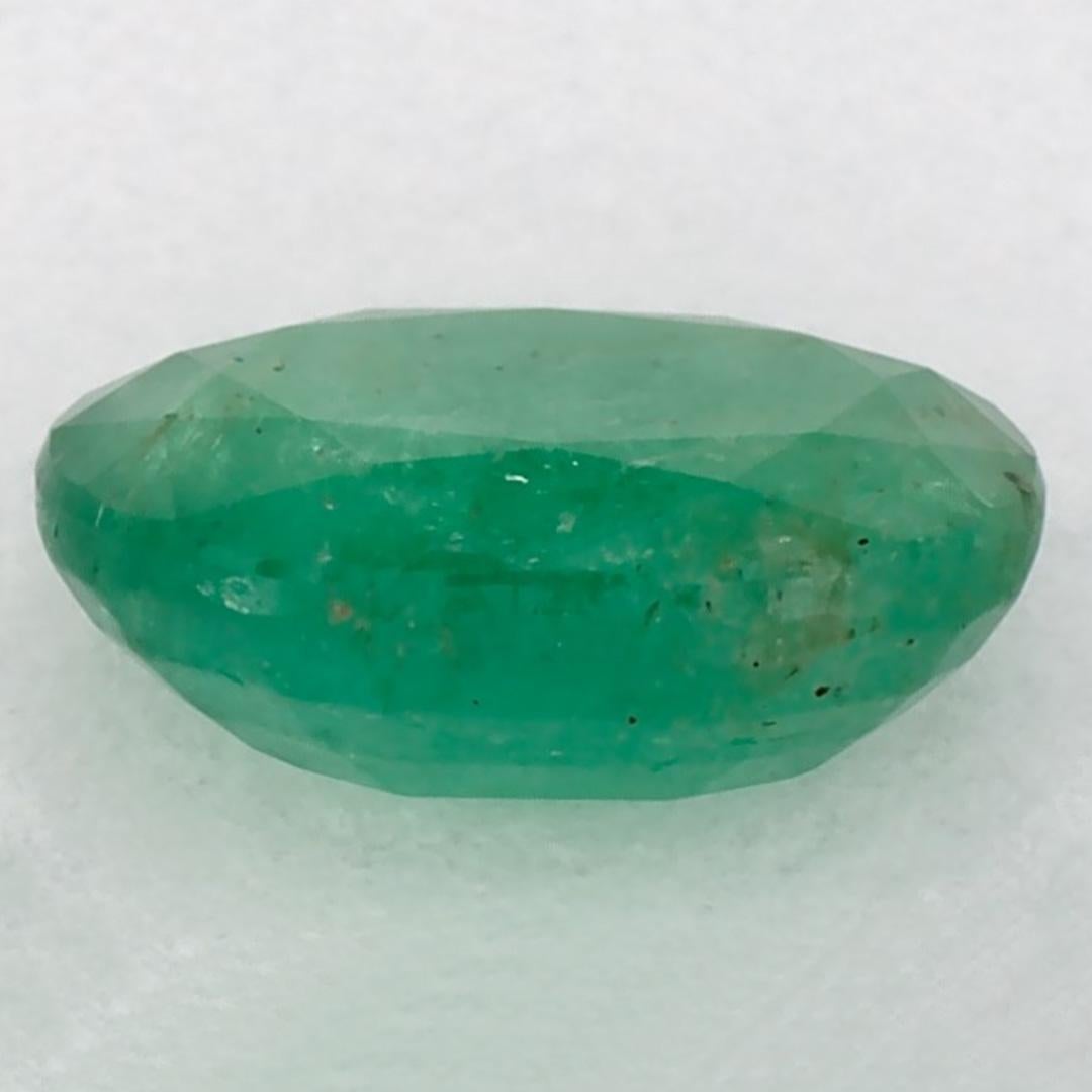 1.11 Karat Smaragd Oval Loser Edelstein im Zustand „Neu“ im Angebot in Fort Lee, NJ