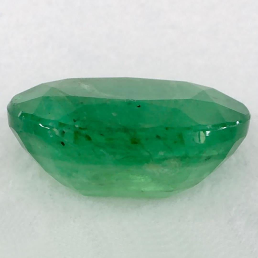 1.11 Karat Smaragd Oval Loser Edelstein im Zustand „Neu“ im Angebot in Fort Lee, NJ