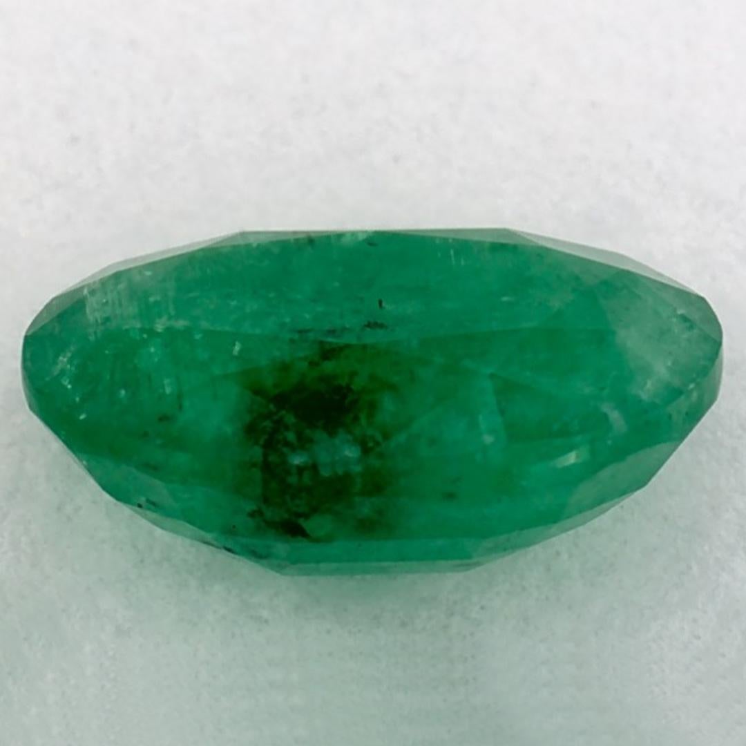 1.11 Karat Smaragd Oval Loser Edelstein im Zustand „Neu“ im Angebot in Fort Lee, NJ