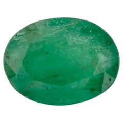 1.11 Ct Emerald Oval Loose Gemstone (pierre précieuse en vrac)