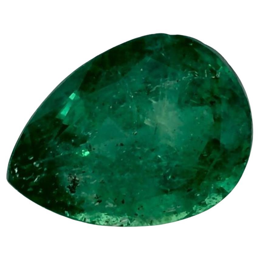 1.11 Ct Emerald Pear Loose Gemstone