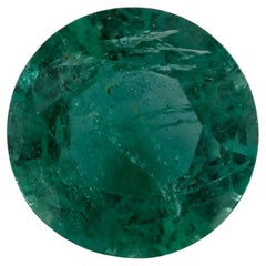 1.11 Ct Emerald Round Loose Gemstone