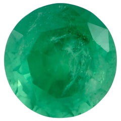1.11 Ct Emerald Round Loose Gemstone