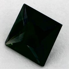 1.11 Karat Grüner Saphir Asscher Loser Edelstein