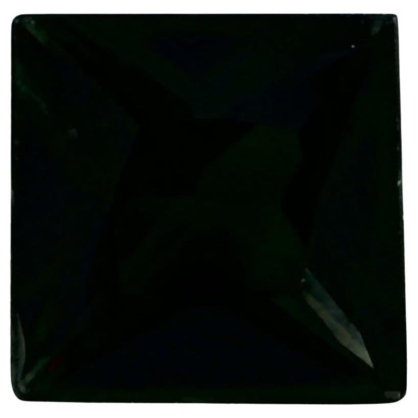 1.11 Ct Green Sapphire Asscher Loose Gemstone