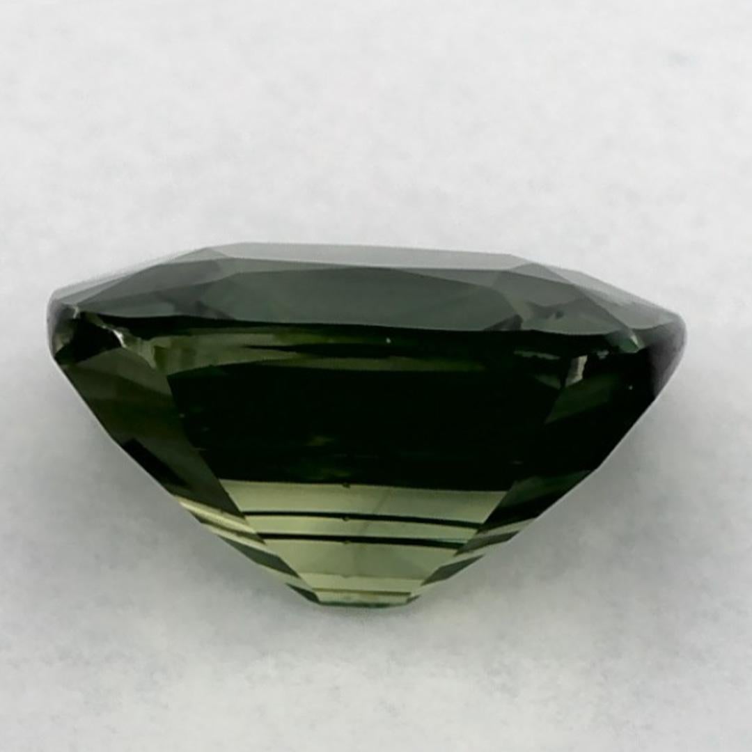 1.11 Ct Green Sapphire Cushion Loose Gemstone Neuf - En vente à Fort Lee, NJ