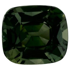 1.11 Ct Green Sapphire Cushion Loose Gemstone