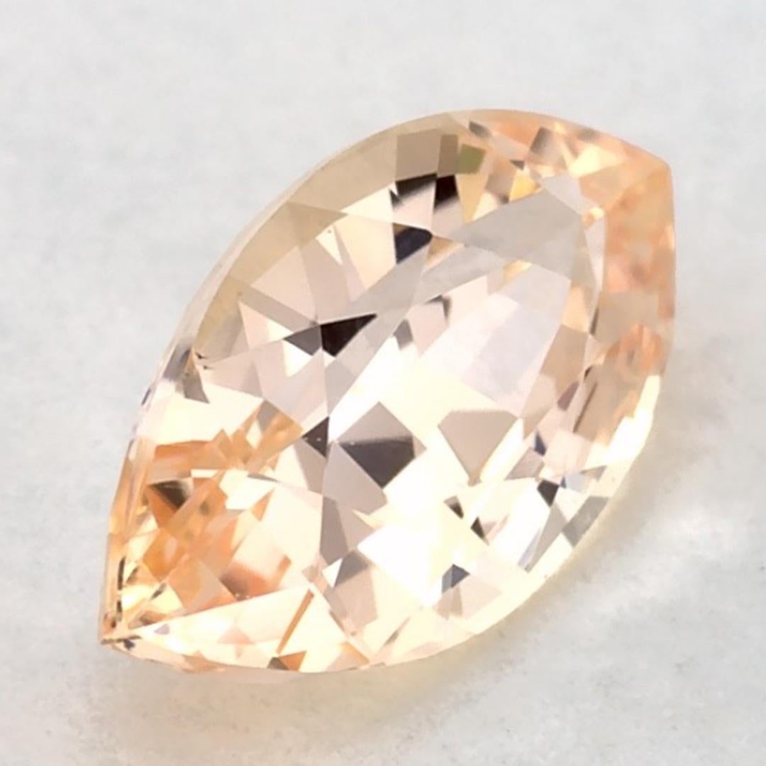 Taille Marquise 1.11 Ct Pink Sapphire Marquise Loose Gemstone (pierre précieuse en vrac) en vente