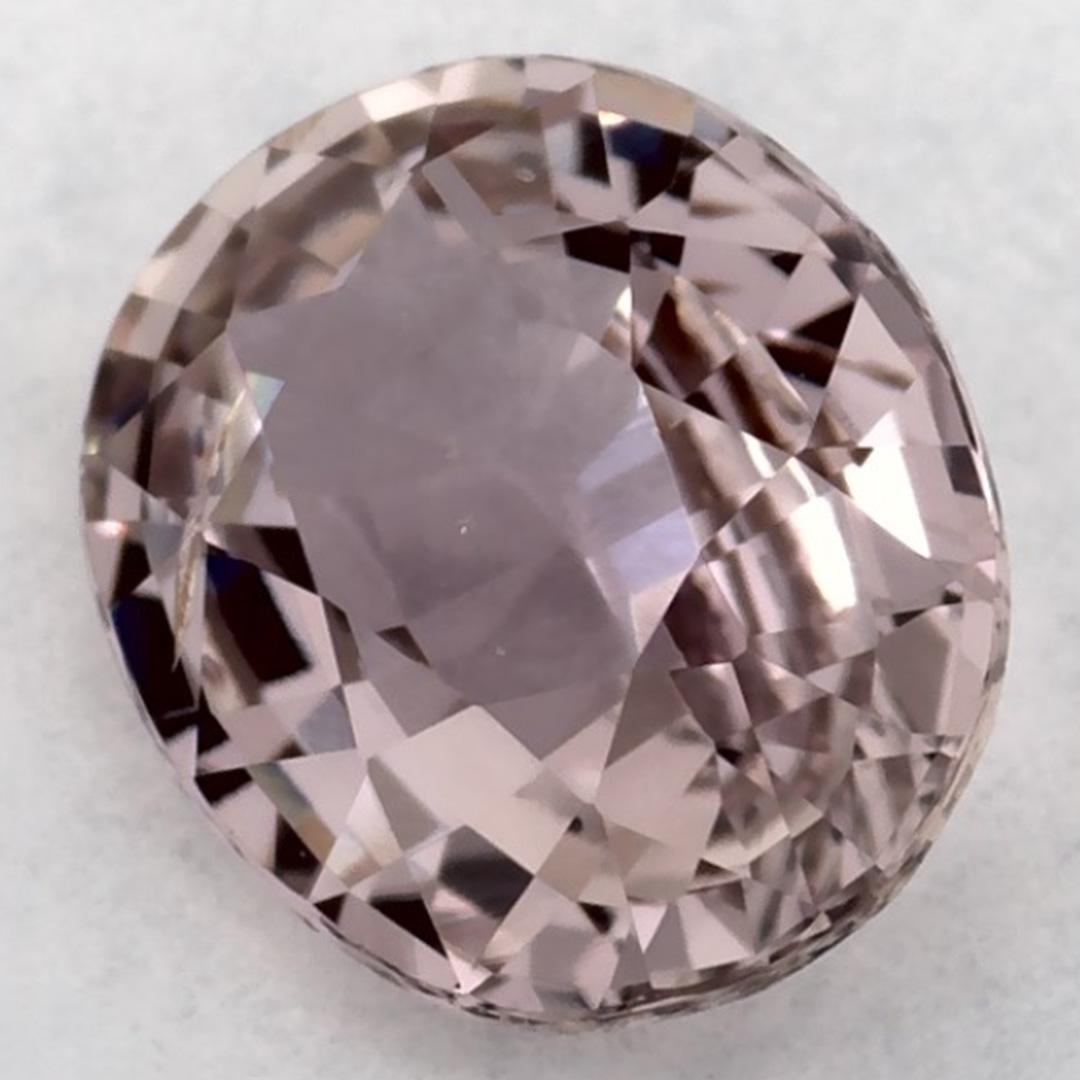1.11 ct Zafiro rosa ovalado gema suelta Corte oval en venta