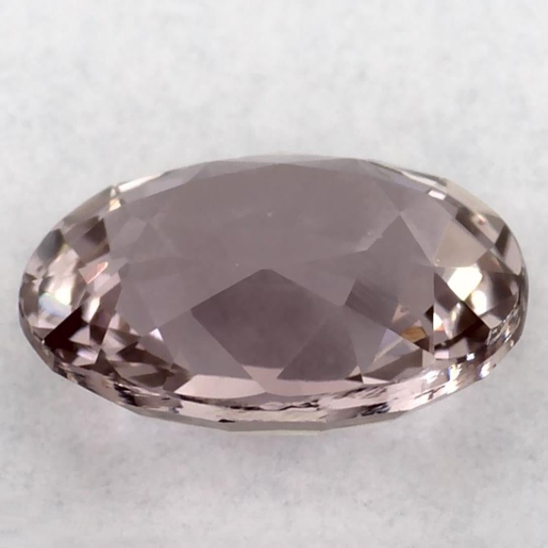 1.11 ct Zafiro rosa ovalado gema suelta en Nuevo estado para la venta en Fort Lee, NJ