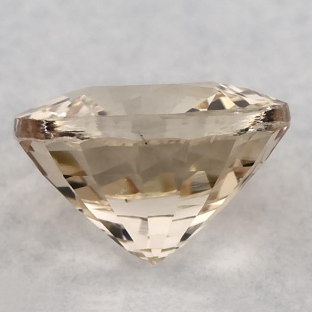 Pierre précieuse ronde saphir rose 1.11 carats Neuf - En vente à Fort Lee, NJ