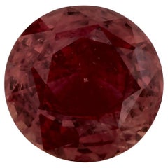 1.11 Ct Pink Sapphire Round Loose Gemstone