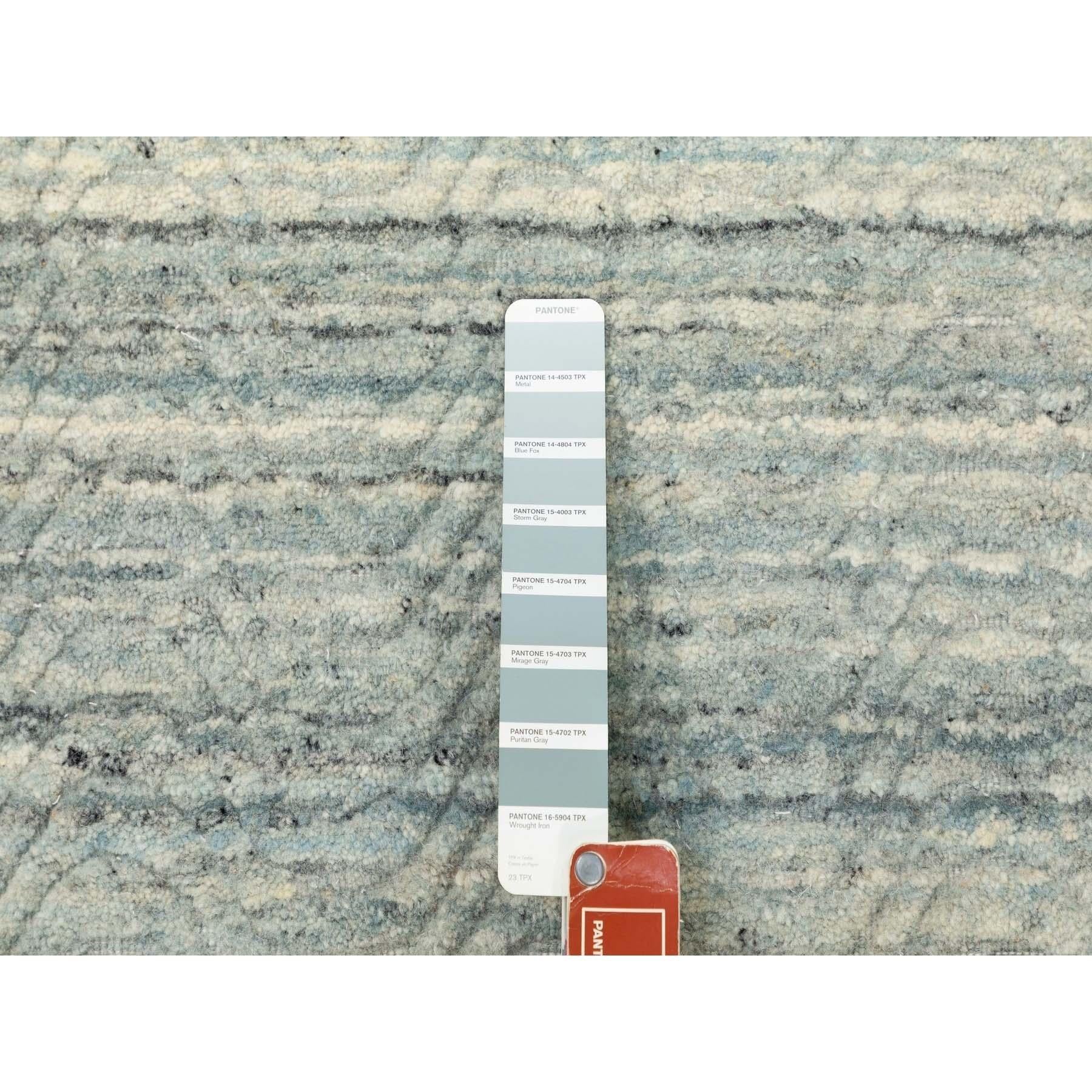 Laine Tapis carré transitionnel en laine organique 11'10 