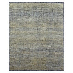 11'10 "x15' Braun & Schwarz Oxidiert Gras Design Handgeknüpft Wolle Orientteppich