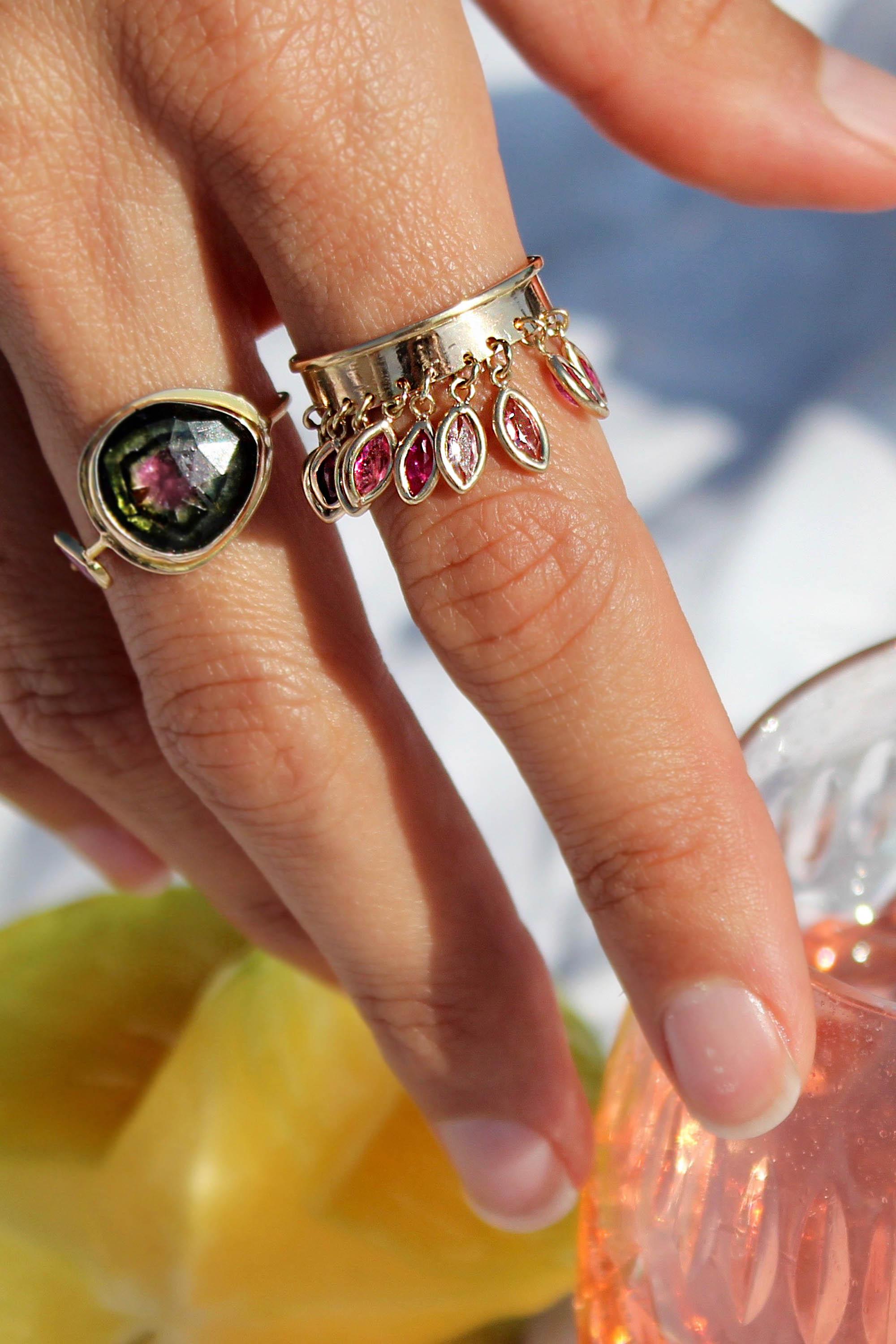11:11 Dangle Ring For Sale at 1stDibs