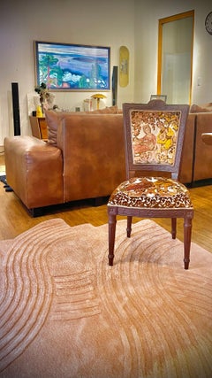 11'11 Unregelmäßiger handgetufteter Wollteppich in Form eines Regular Shape in Farbverlaufs von RAG Home