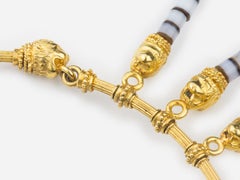 1113A Lalaounis Banded Agate Necklace