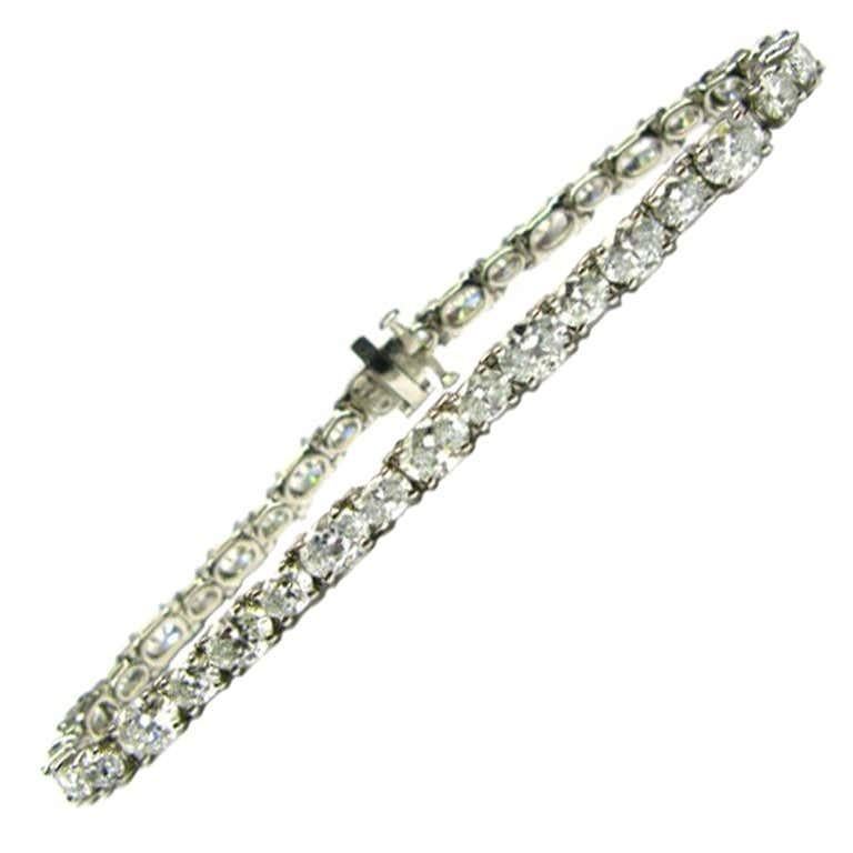 oval diamond bracelet