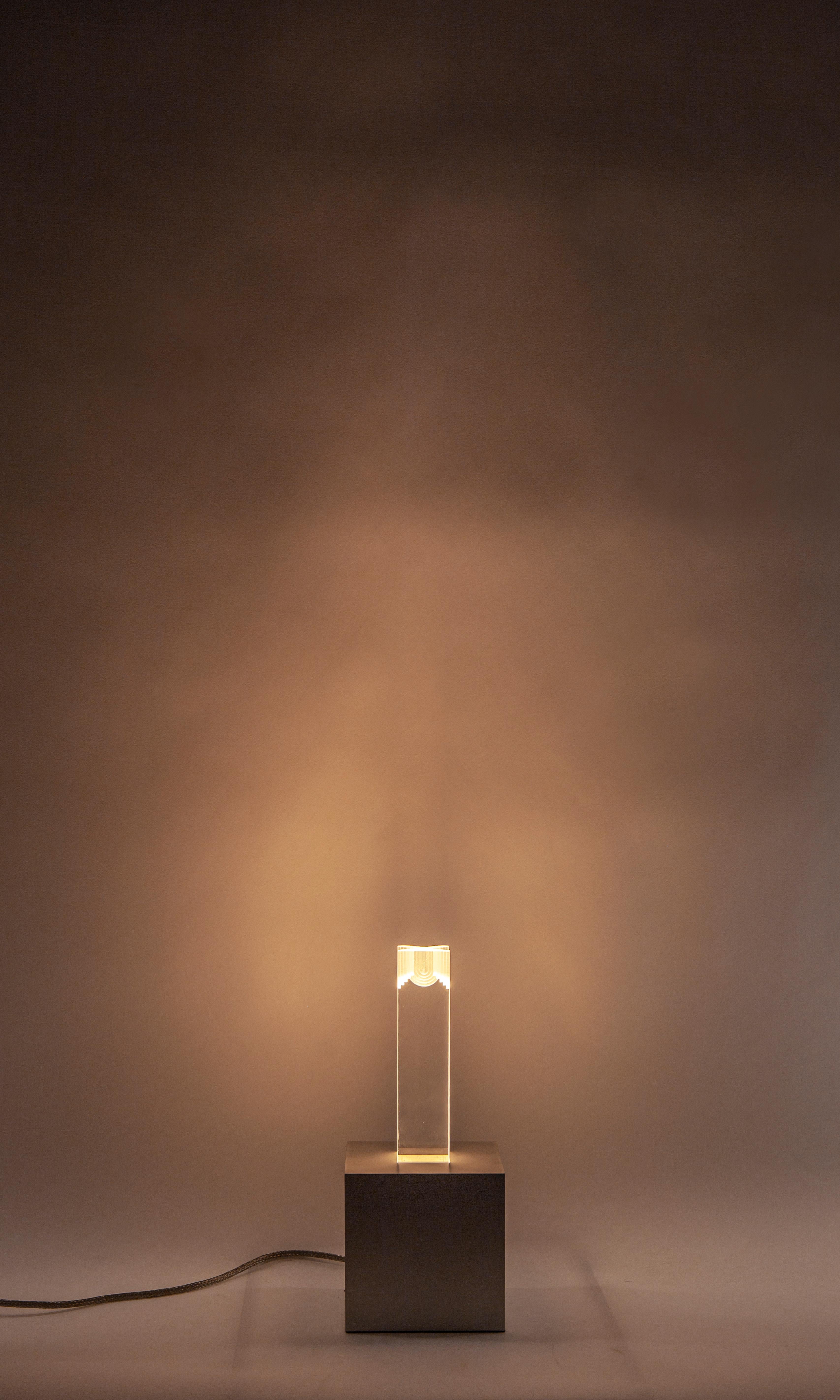 Modern 11°14”S Floor Lamp by Yonathan Moore, Represented by Tuleste Factory  For Sale
